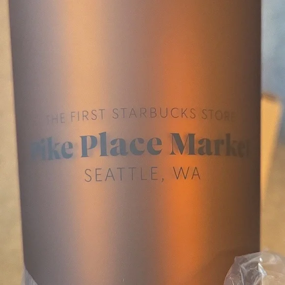 Starbucks Brown Tumbler with Straw 24oz - Picture 3 of 6